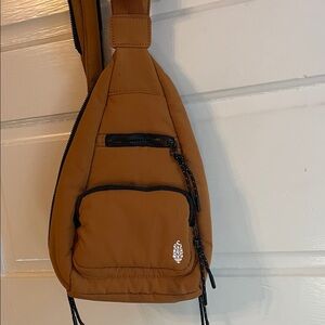 Free people, movement cakewalk, sling, bag, color, mustard
